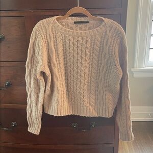 Jenni Kayne alpaca/wool blend pale pink Sweater S